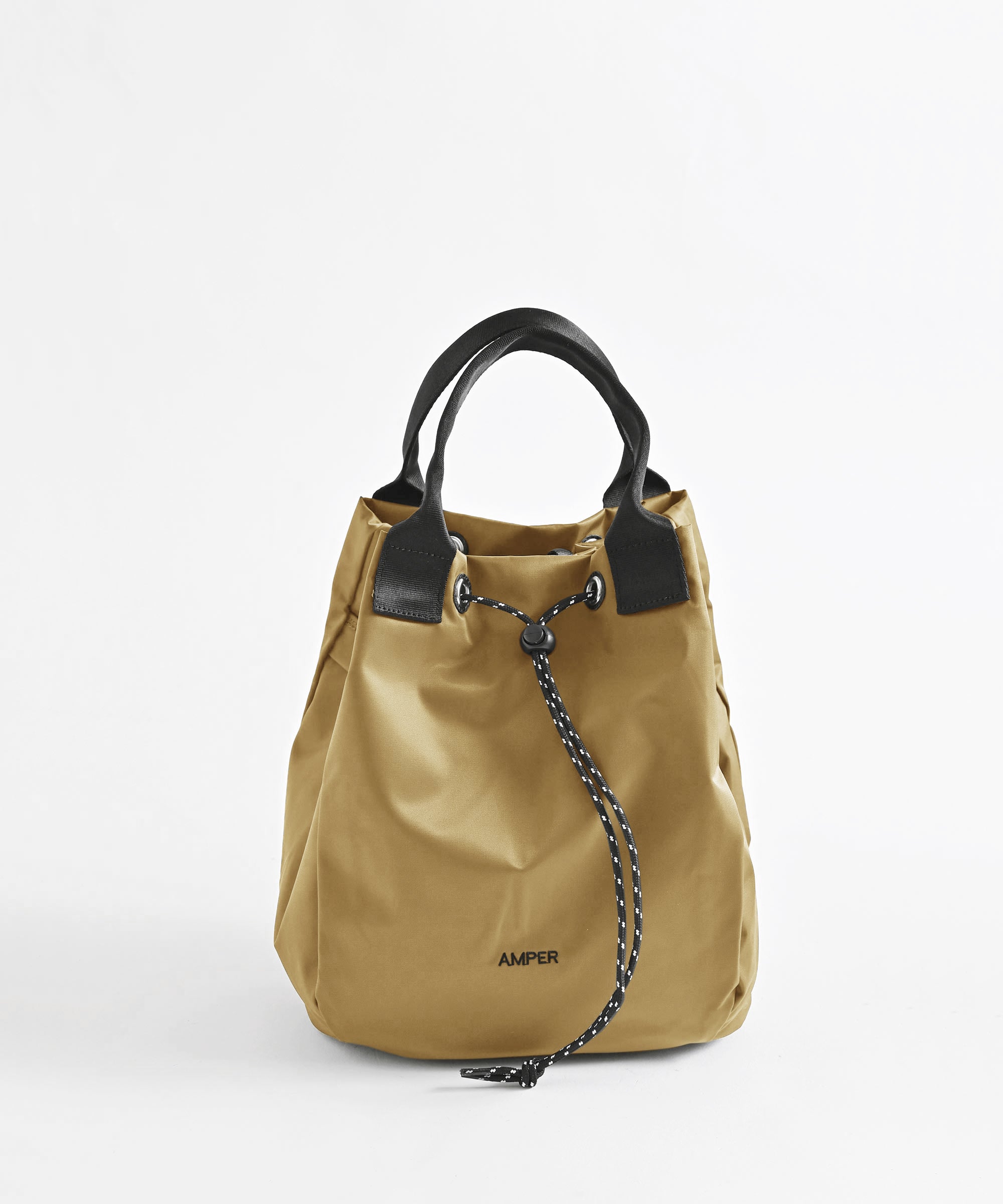 Ampersand/アンパサンド】drawstring 2way ナイロントートバッグ