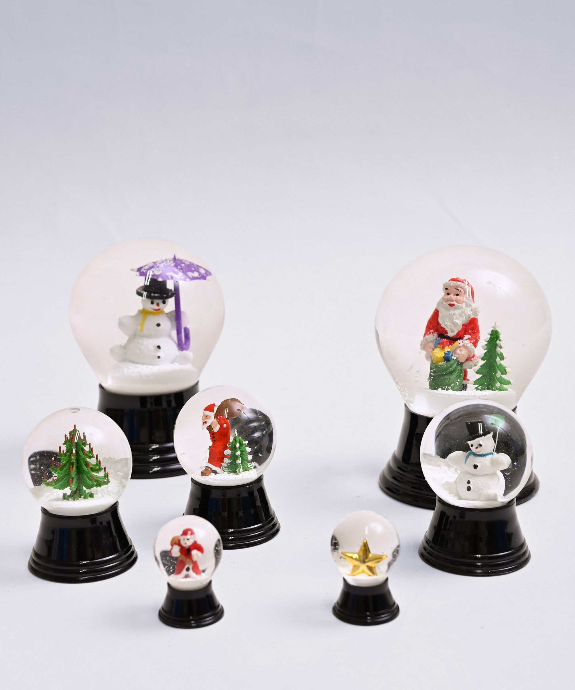 PERZY/パージー】 スノードーム （傘さす雪だるま) M 80mm – BASIC AND