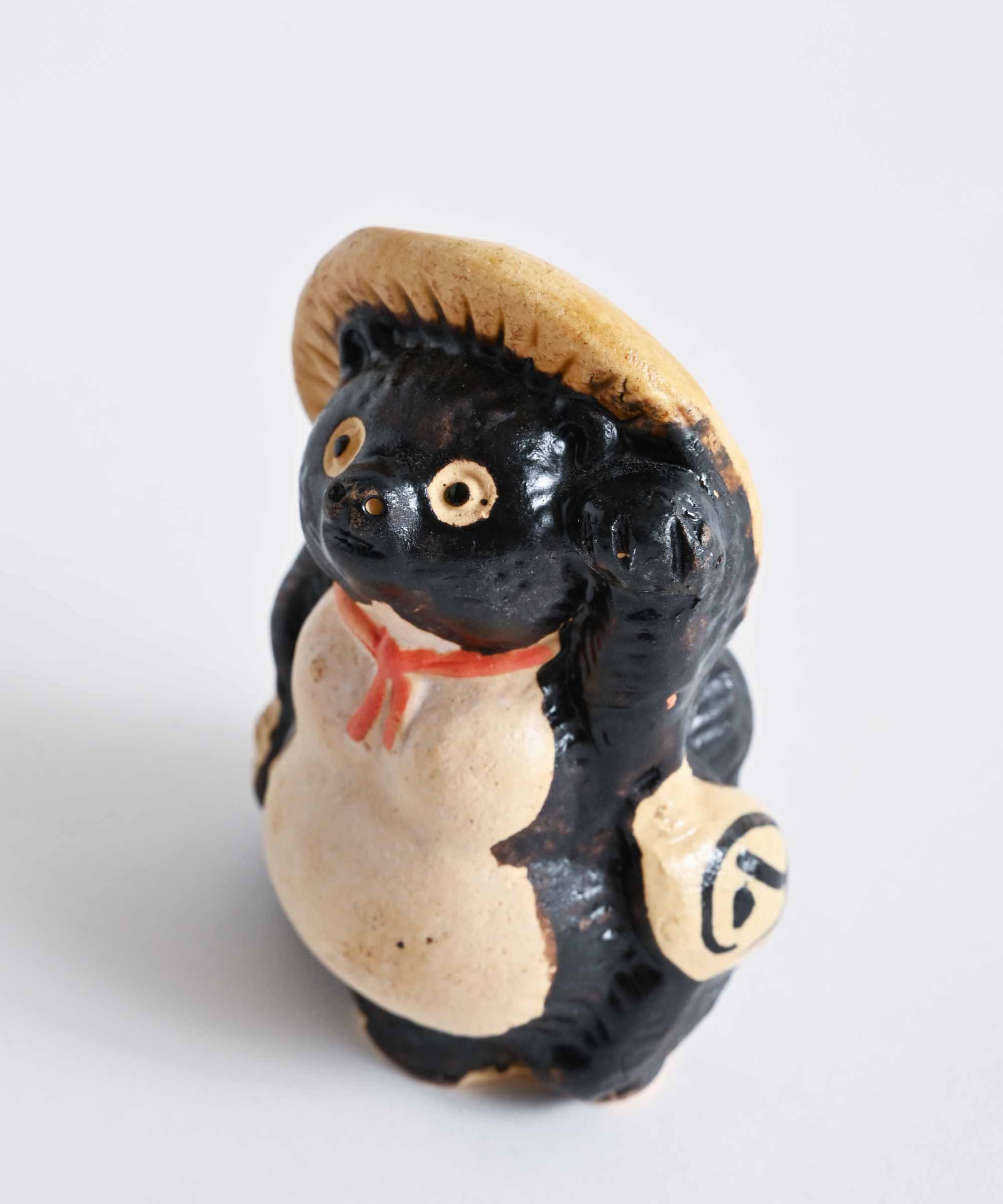 ta-204招き猫持ち狸｜信楽たぬき専門店/ネットショップ「中村陶器」