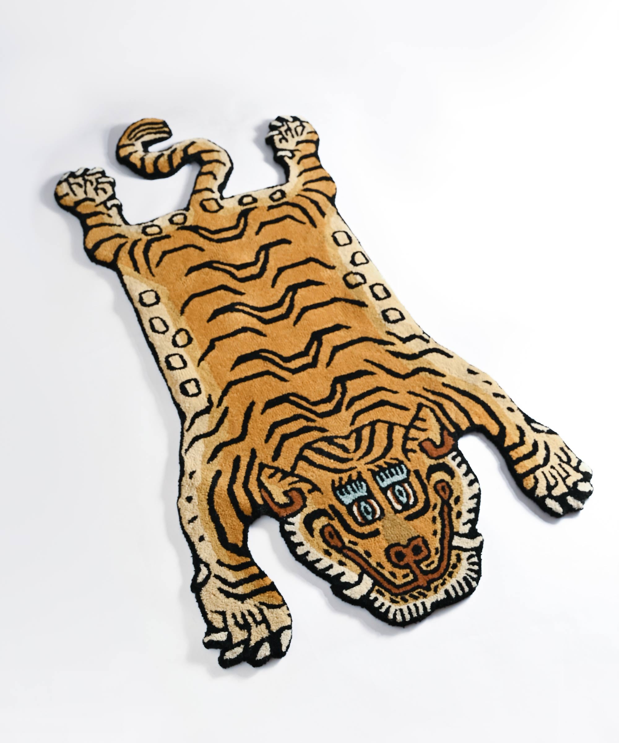 DETAIL/ディティール】Tibetan Tiger Rug チベタンタイガーラグ M – BASIC AND ACCENT ONLINE STORE