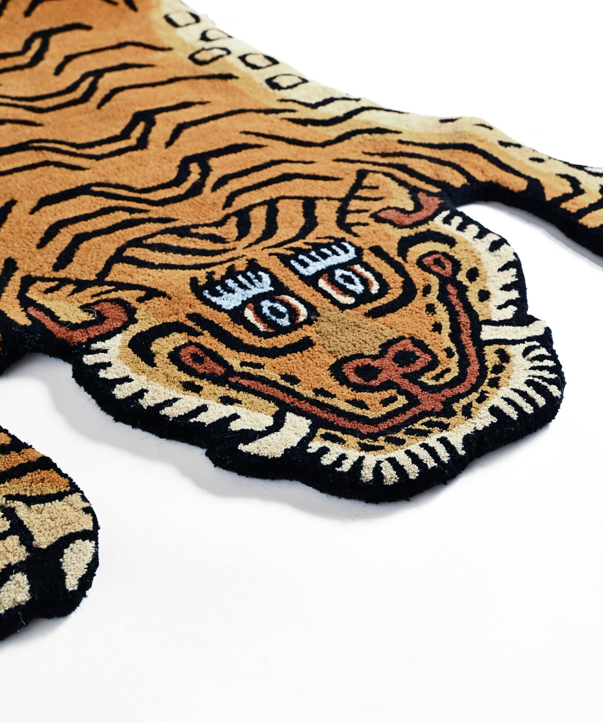 DETAIL/ディティール】Tibetan Tiger Rug チベタンタイガーラグ M – BASIC AND ACCENT ONLINE STORE