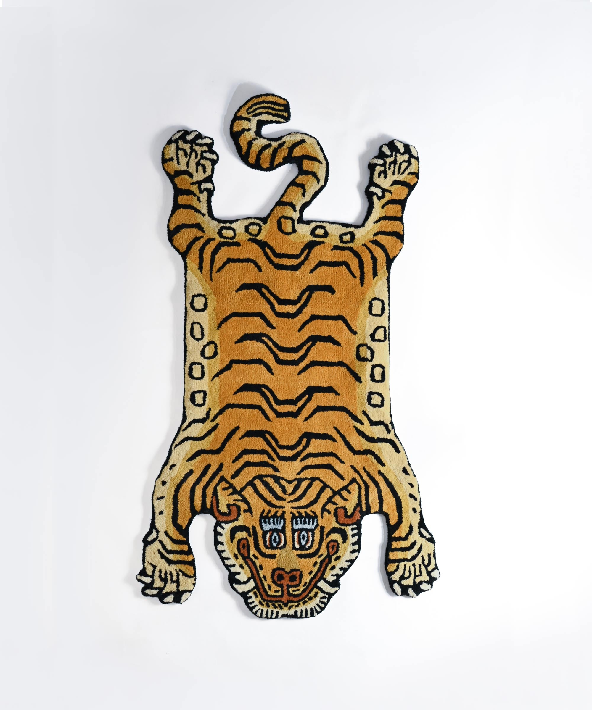 DETAIL/ディティール】Tibetan Tiger Rug チベタンタイガーラグ M – BASIC AND ACCENT ONLINE STORE