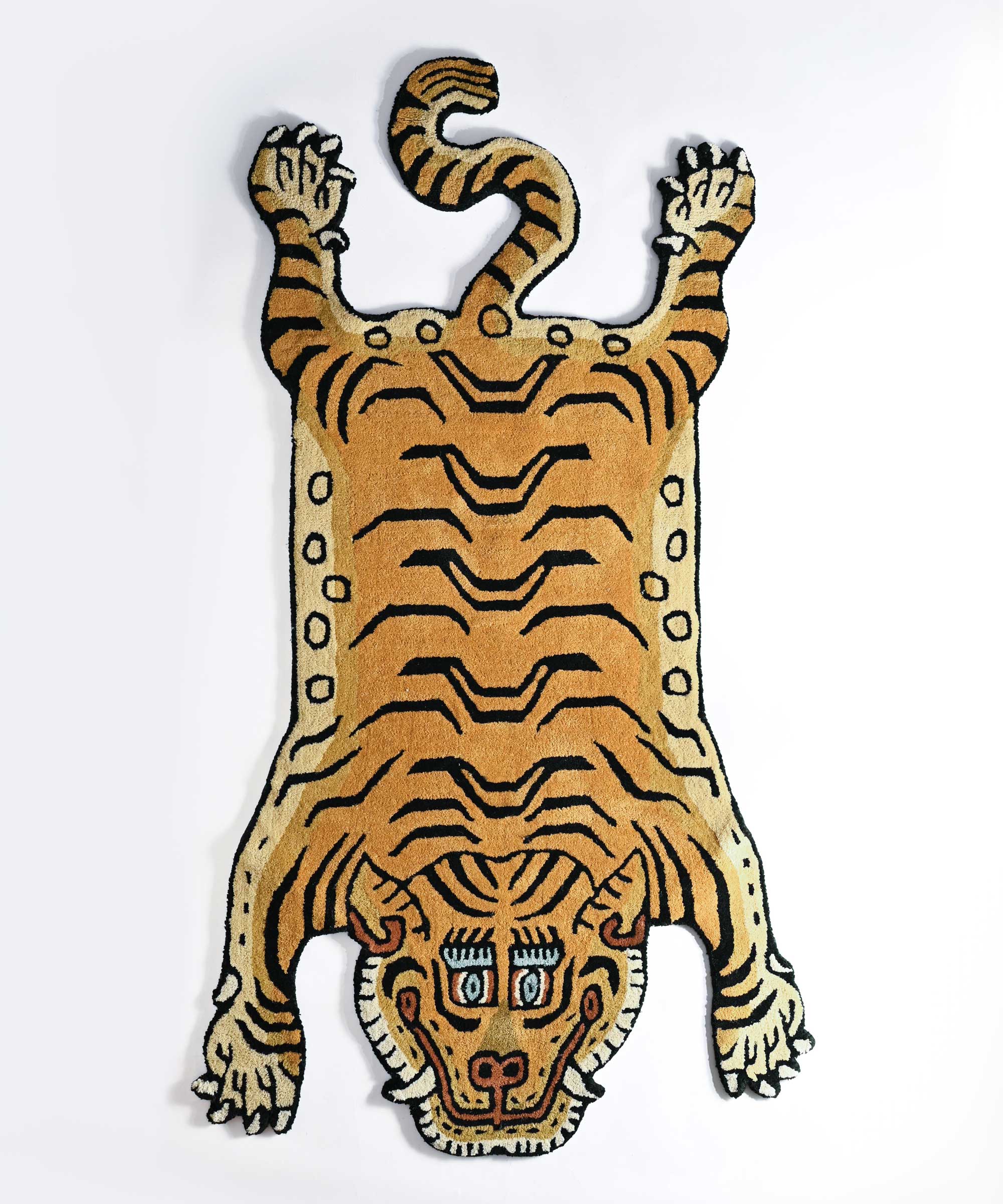 DETAIL/ディティール】Tibetan Tiger Rug チベタンタイガーラグ L – BASIC AND ACCENT ONLINE STORE