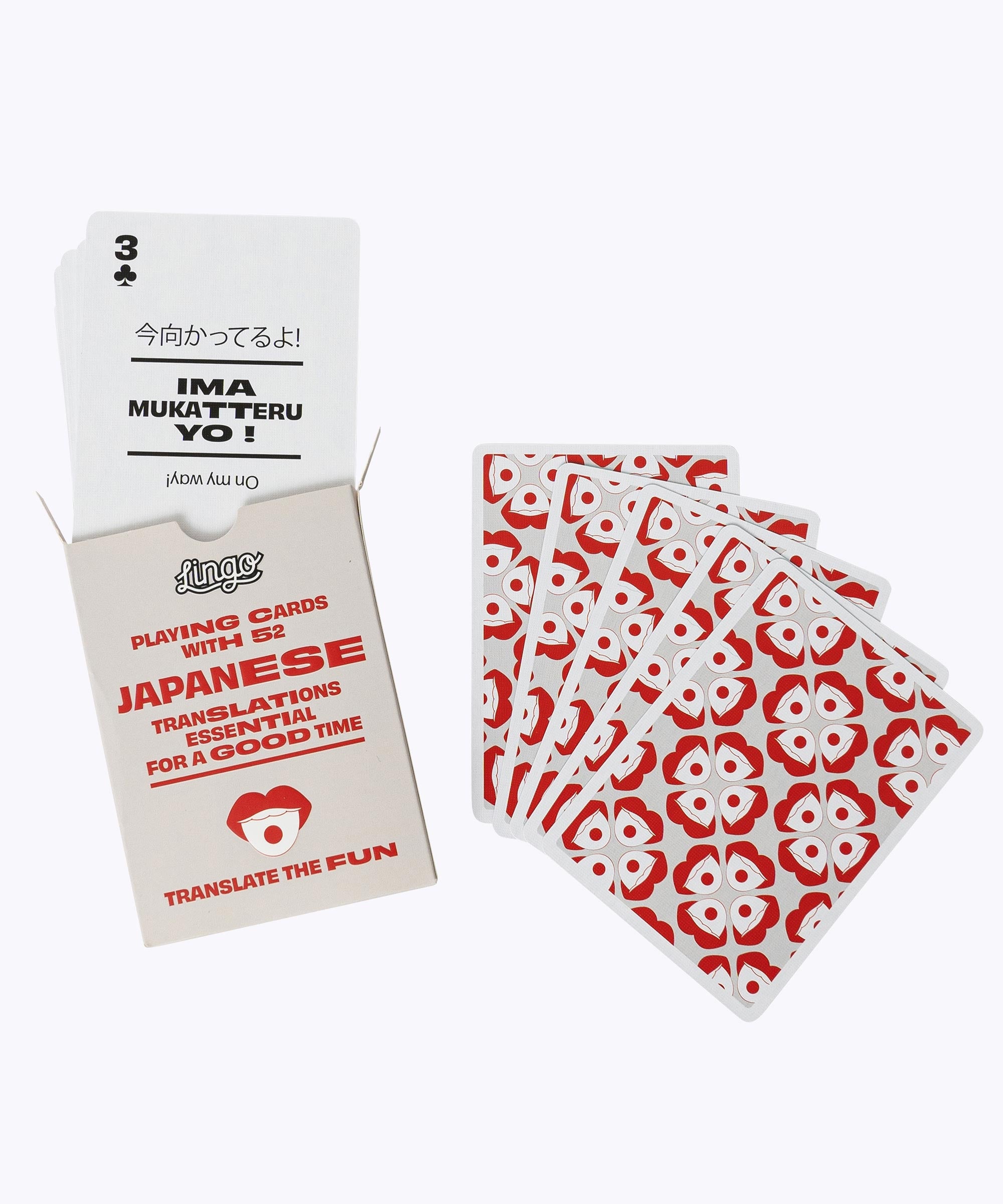 総柄　プリント　ラップ　エプロン　個性的　珍品　トランプ　女　メッセージ　白　赤 Lingo】Playing Cards 