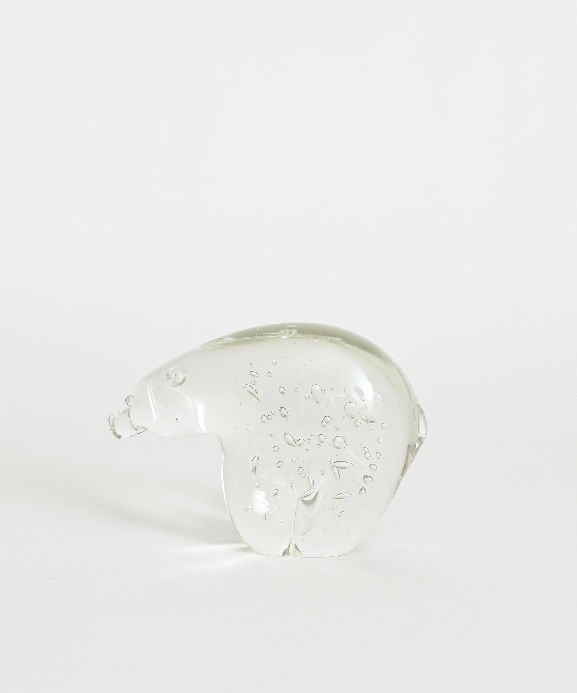 【非売品】フィンエア　就航記念　ガラスオブジェ HERE by DETAIL】ガラスオブジェ Polar Bear S – BASIC AND ACCENT