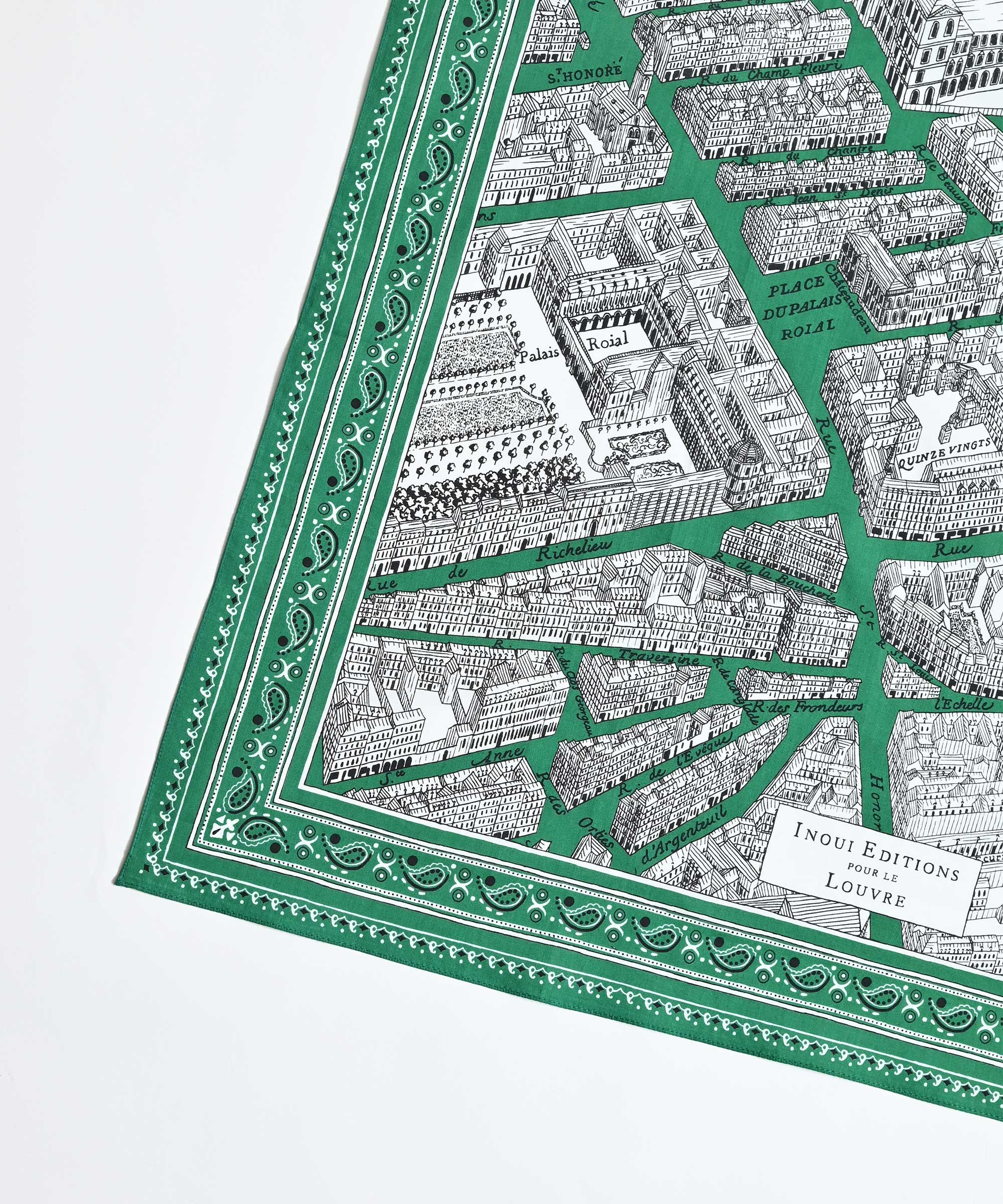 INOUI EDITIONS イヌイエディションズ スカーフ 美品 INOUI EDITIONS/イヌイ・エディション】スカーフ LOUVRE – BASIC AND