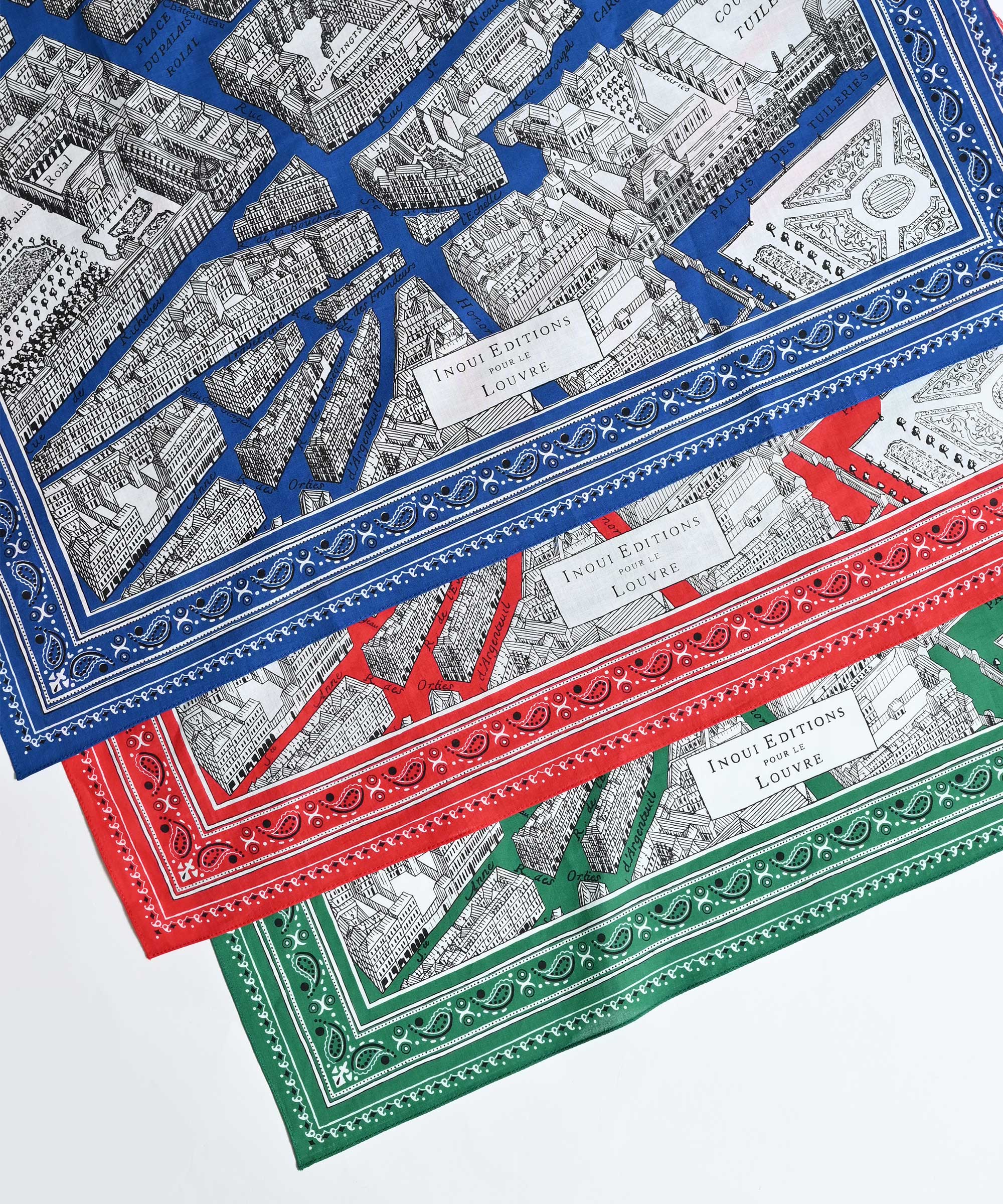 INOUI EDITIONS/イヌイ・エディション】スカーフ LOUVRE – BASIC AND