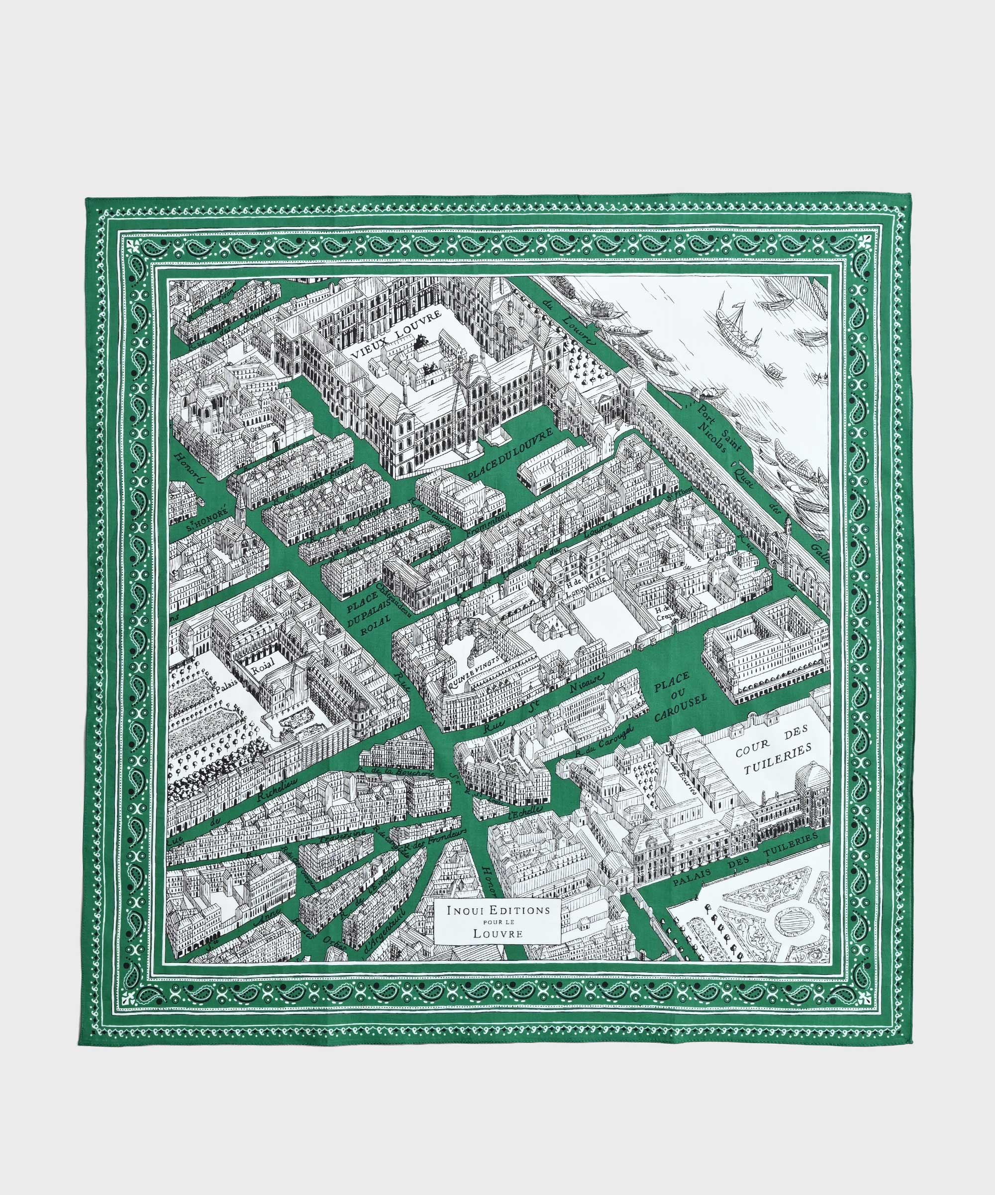 INOUI EDITIONS/イヌイ・エディション】スカーフ LOUVRE – BASIC AND