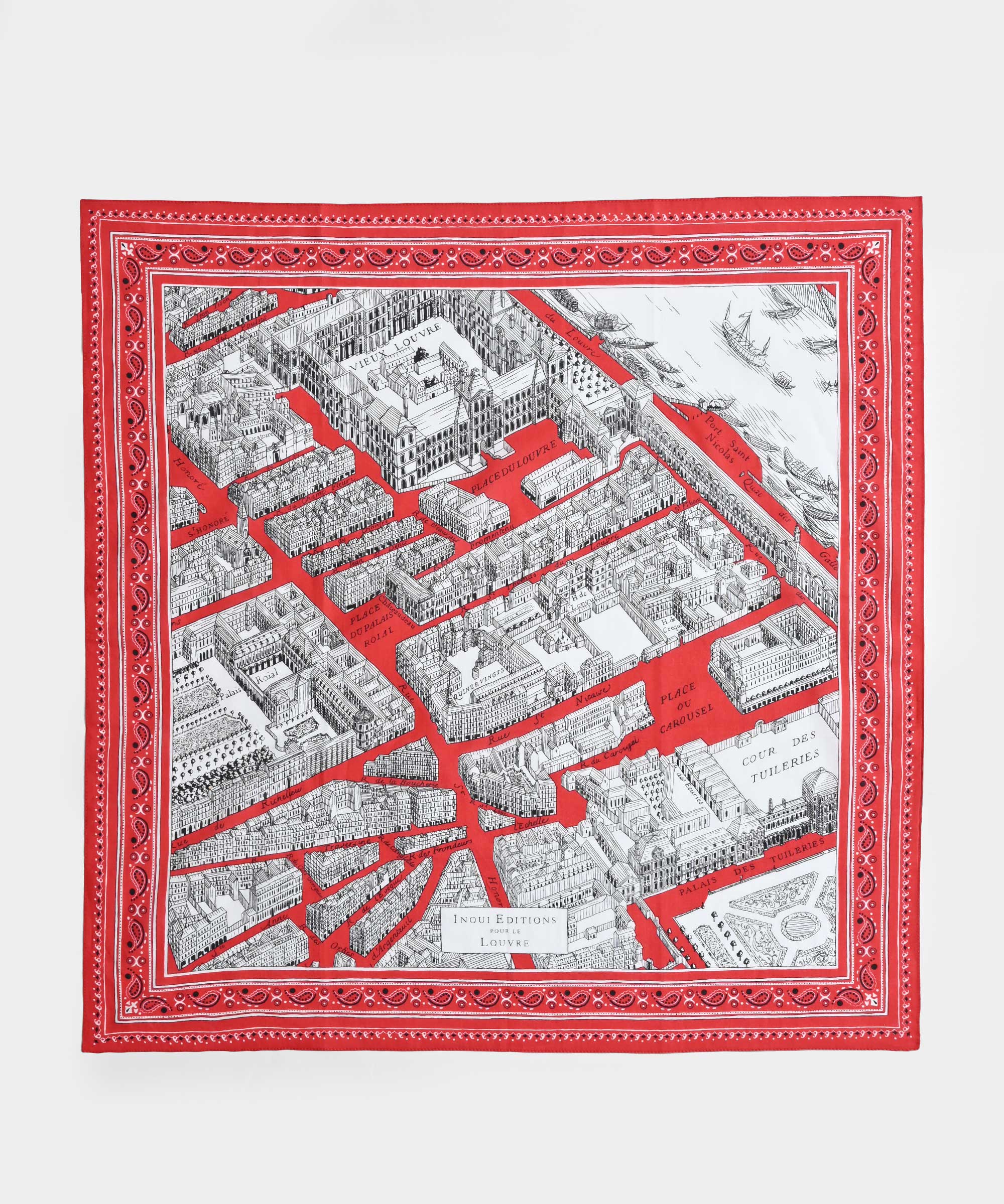 INOUI EDITIONS/イヌイ・エディション】スカーフ LOUVRE – BASIC AND