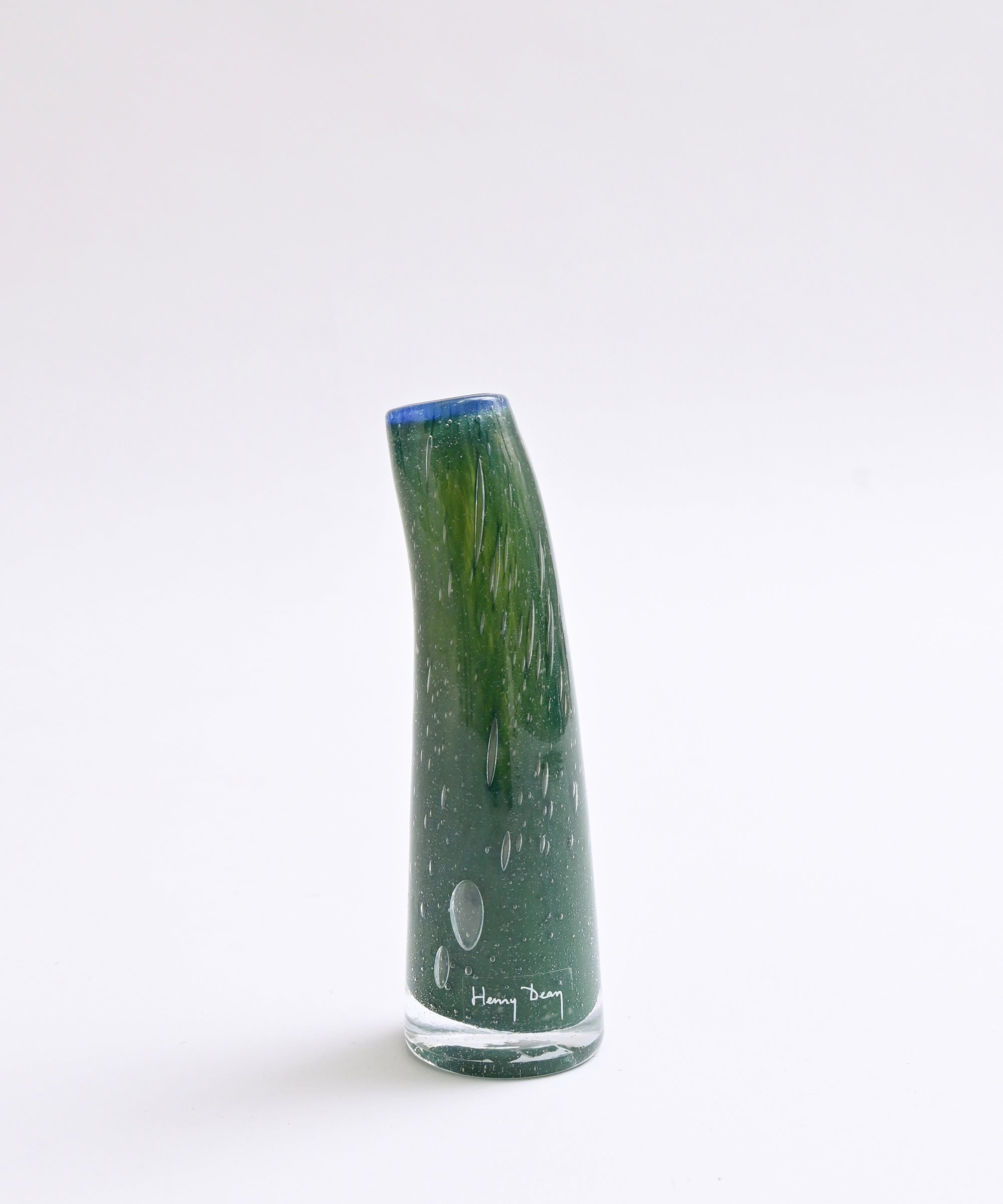Henry Dean Grass L チコリー HenryDean ヘンリーディーン グラスL フェンプーチ ガラス花瓶
