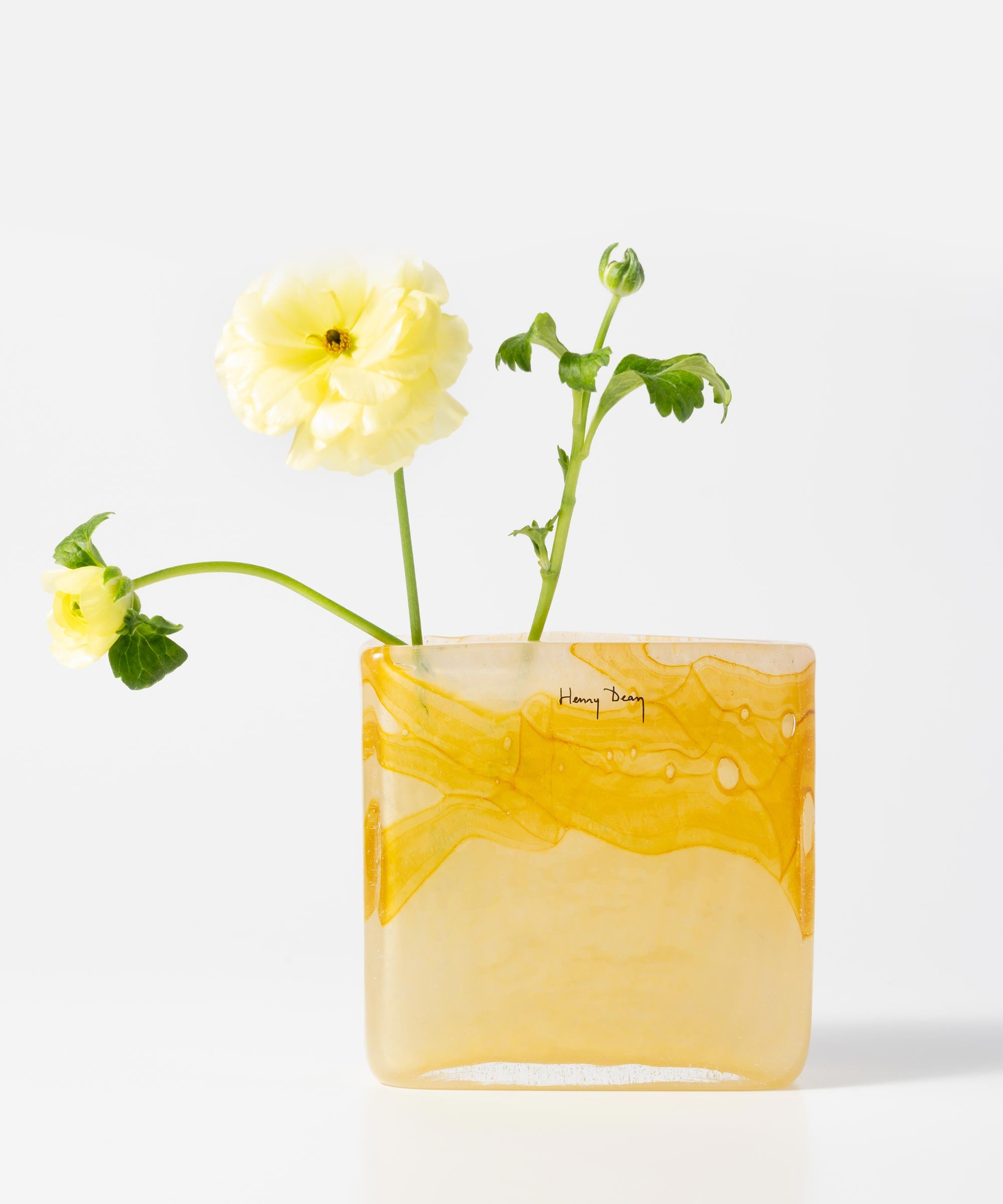 美品　ヘンリーディーン　Square XS Henry Dean/ヘンリーディーン】フラワーベース Square スクエア XS