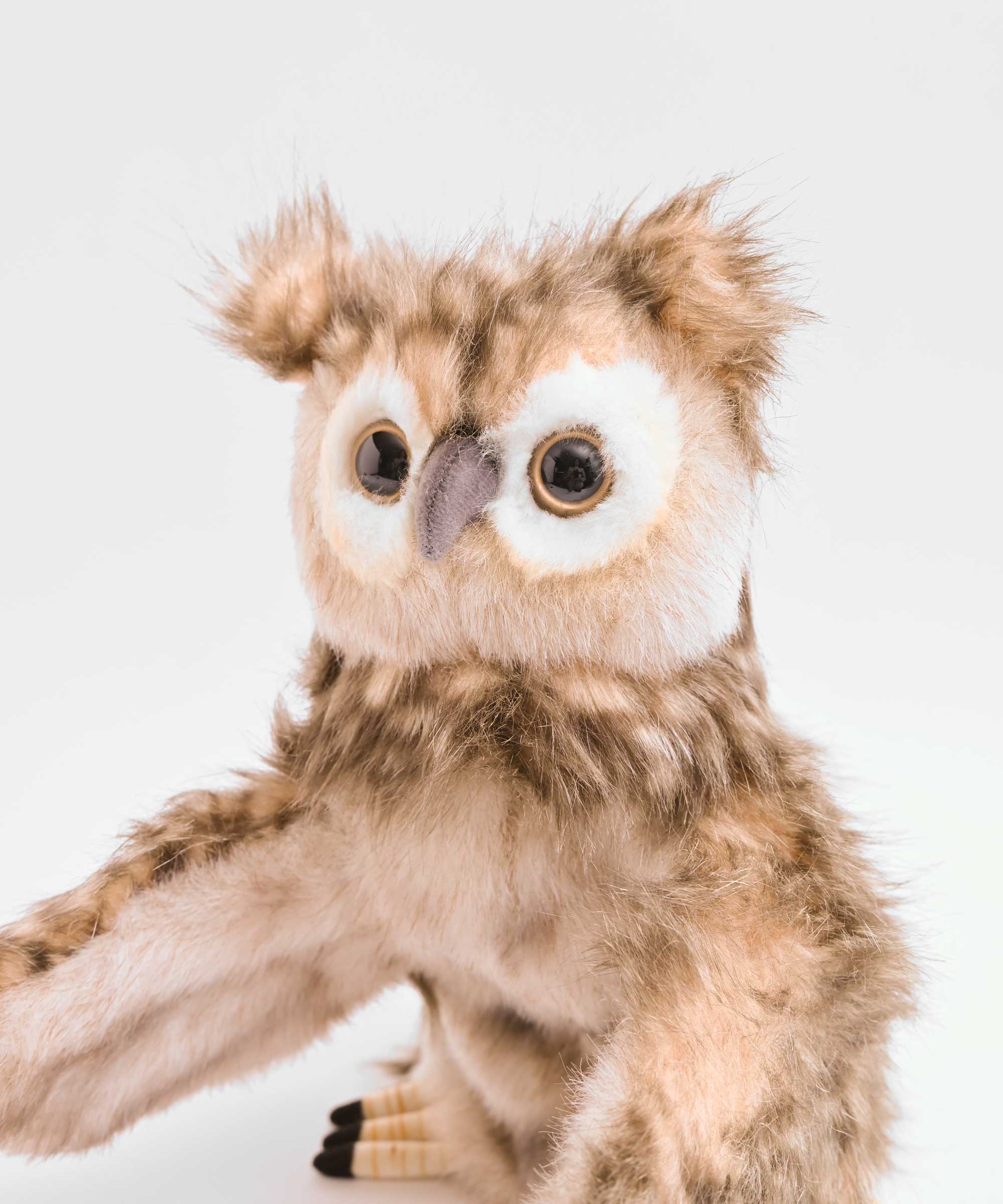 HANSA/ハンサ】 ハンドパペット フクロウ ぬいぐるみ – BASIC AND