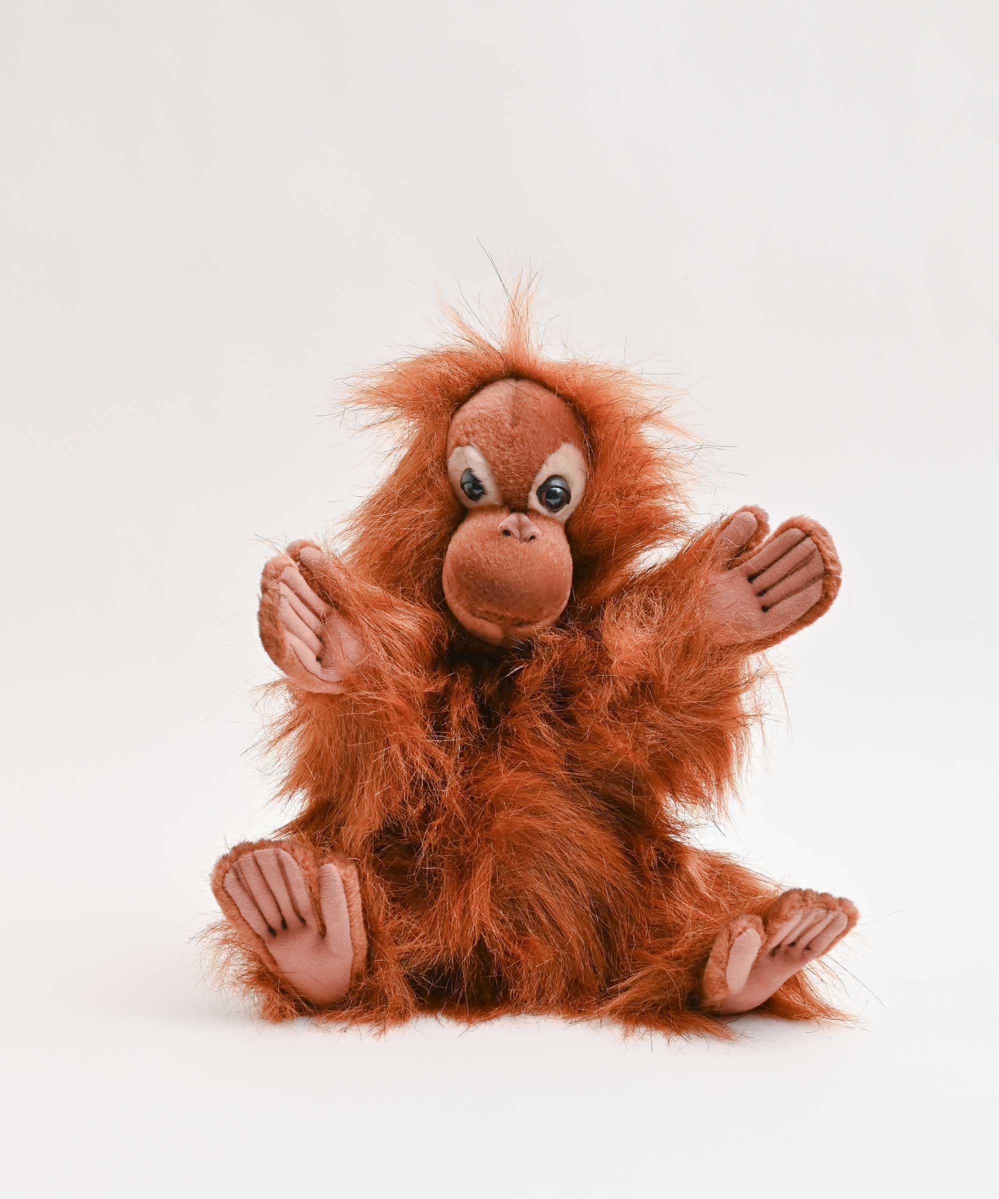 HANSA/ハンサ】 ハンドパペット オランウータン ぬいぐるみ – BASIC