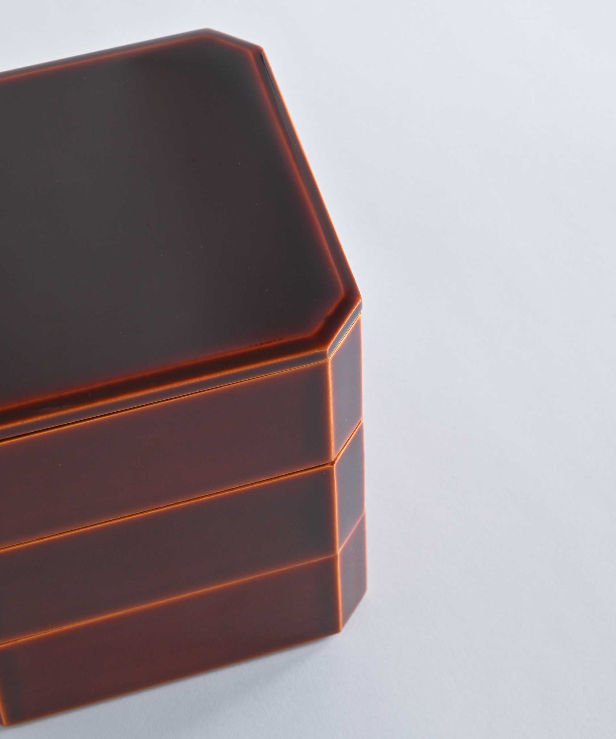 中山漆器】隅切三段小重 飛騨春慶塗 – BASIC AND ACCENT ONLINE STORE