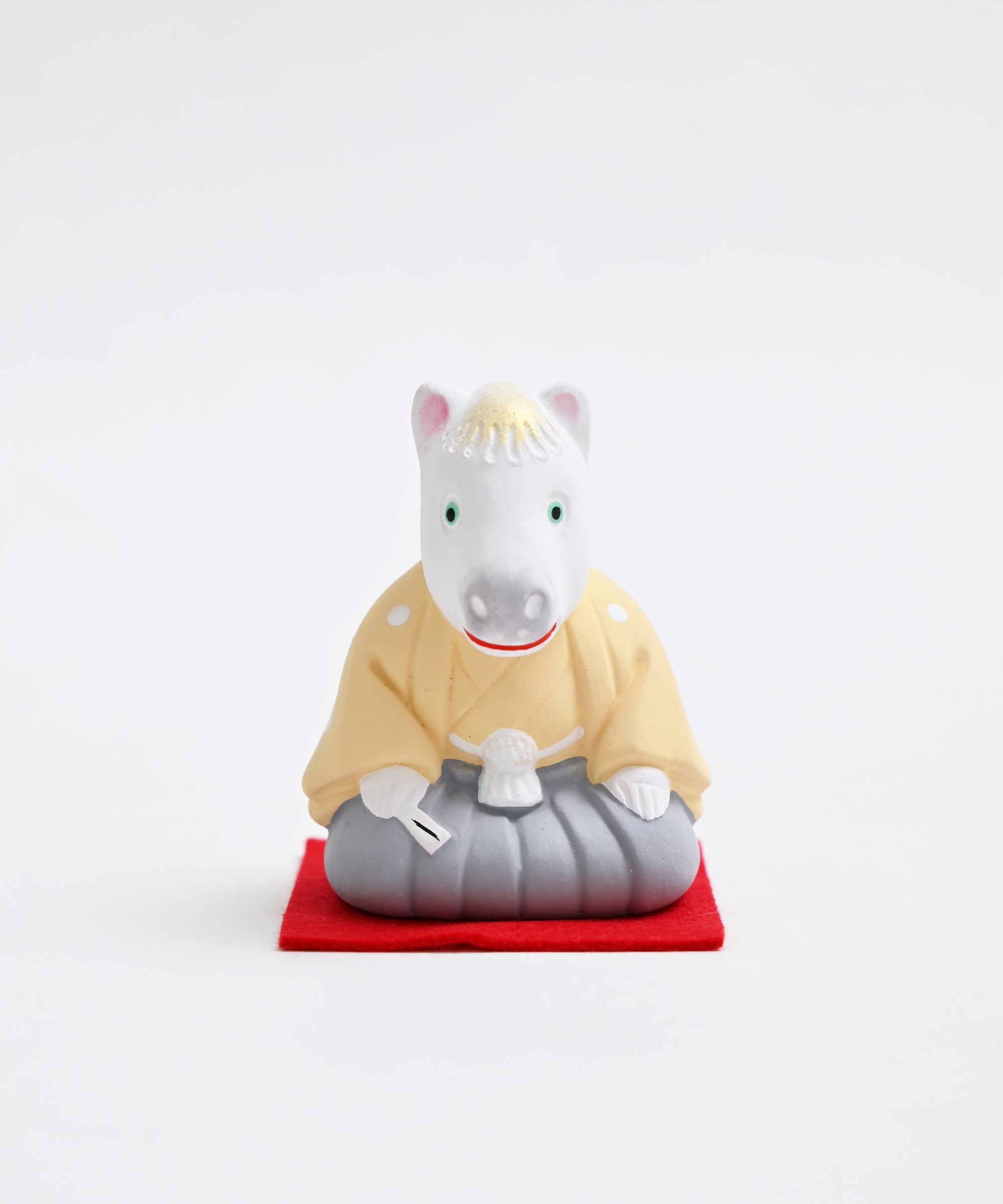 中村人形】2026 福寄席鈴 干支置物 土鈴 午(うま) 馬 – BASIC AND