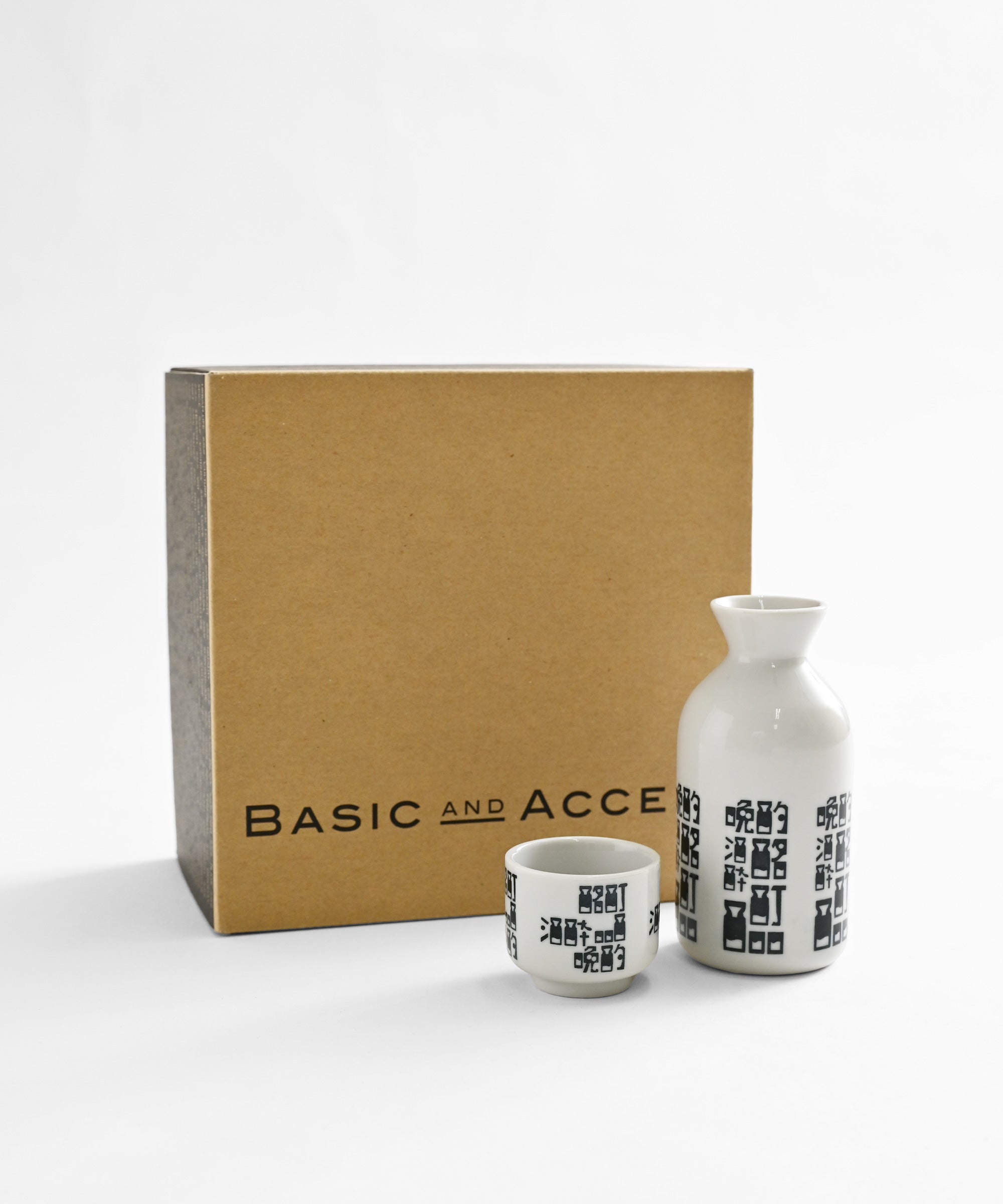 BASIC AND ACCENT】晩酌 徳利＆ぐい吞みギフトセット| BASIC AND
